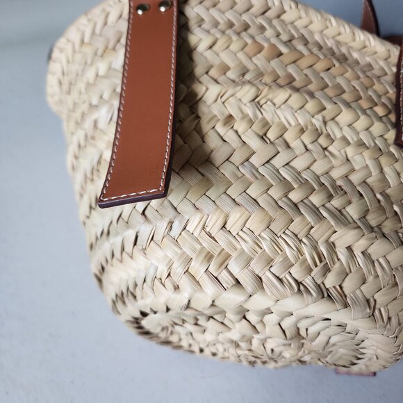 Doum Straw Tote "EUC" - Picture 11 of 16